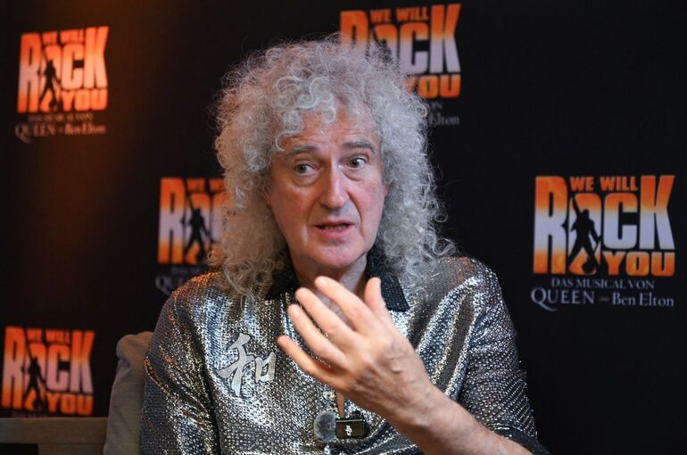 Queen Gitarrist Brian May bei Musical "We will rock you" Queen Gitarrist Brian May bei Musical "We will rock you"