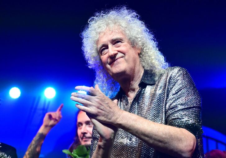 Queen Gitarrist Brian May bei Musical "We will rock you"
