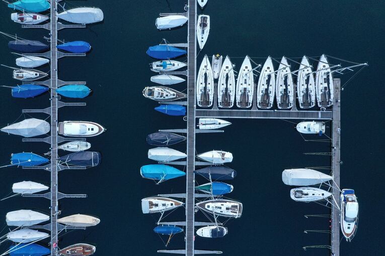 Boote am Bodensee