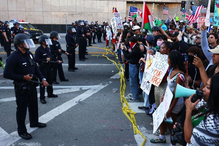 «No Kings»-Demonstrationen - Los Angeles