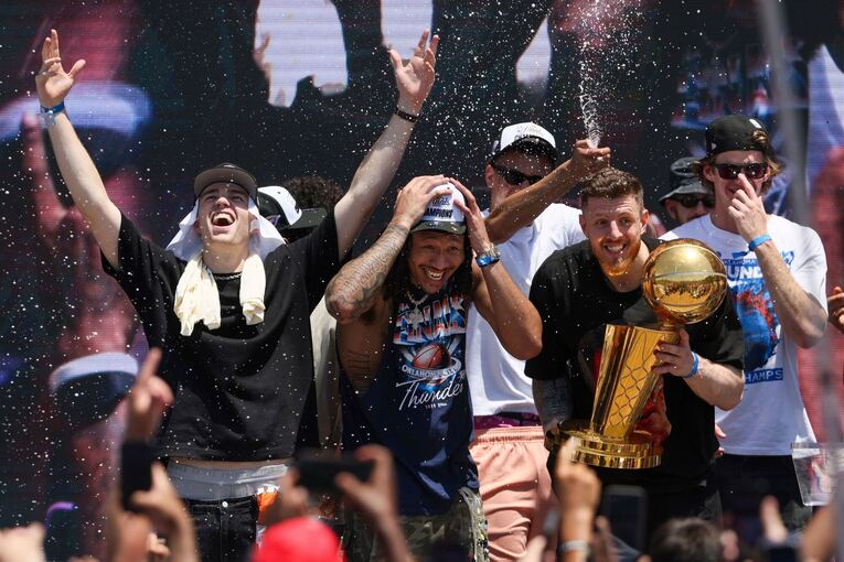 NBA-Meisterschaftsfeier Oklahoma City Thunder NBA-Meisterschaftsfeier Oklahoma City Thunder
