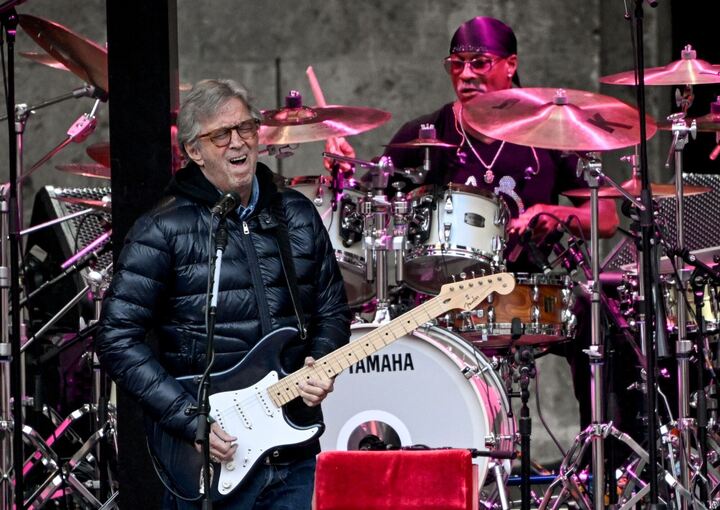 Eric Clapton tritt auf