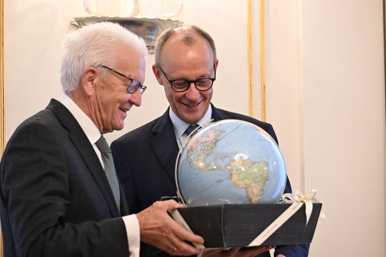 Bundeskanzler Merz zu Antrittsbesuch in Baden-Württemberg