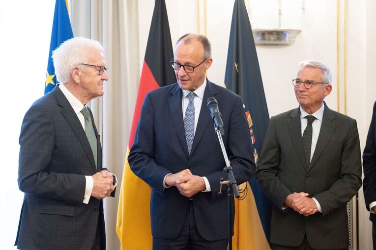 Bundeskanzler Merz - Antrittsbesuch in Baden-Württemberg