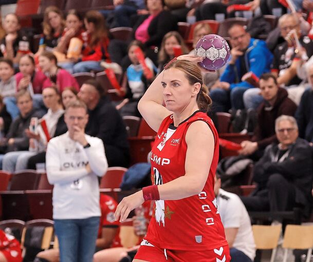 Kann sich vorstellen, noch einmal professionell Handball zu spielen: Karolina Kudlacz-Gloc.