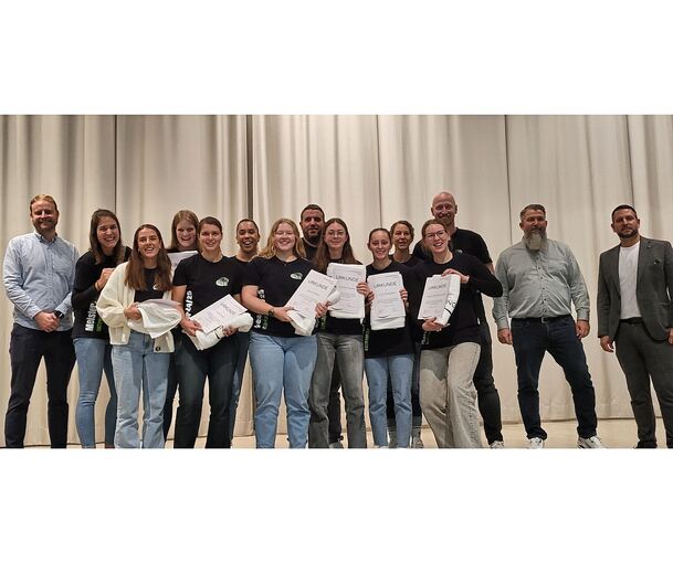 Die erfolgreiche Frauenmannschaft der HSG Strohgäu.