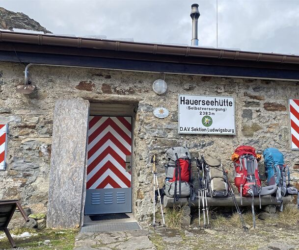 Die Hauerseehütte in neuem Outfit. Die Hauerseehütte in neuem Outfit.