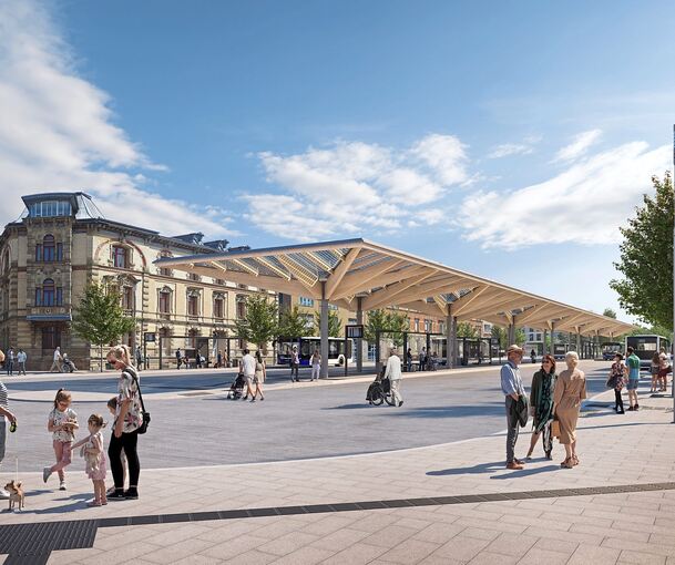 Der 1987 eröffnete ZOB genügt den heutigen Ansprüchen und dem immer weiter wachsenden Fahrgastaufkommen schon lange nicht mehr.