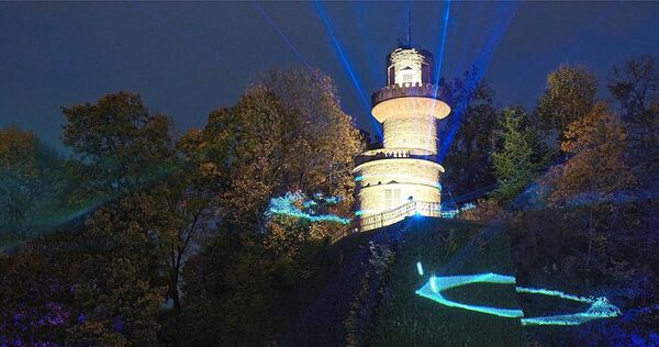 Die Emichsburg spielt wieder eine besondere Rolle bei den Leuchtenden Traumpfaden.