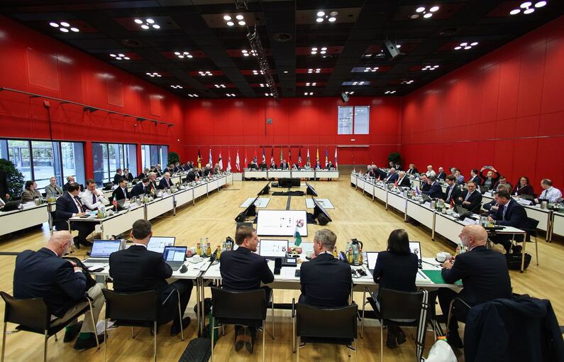 Abschluss der Ministerpräsidentenkonferenz in Mainz Abschluss der Ministerpräsidentenkonferenz in Mainz