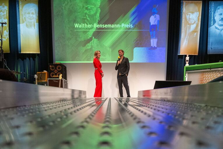 Katrin Müller-Hohenstein und Jürgen Klopp Katrin Müller-Hohenstein und Jürgen Klopp