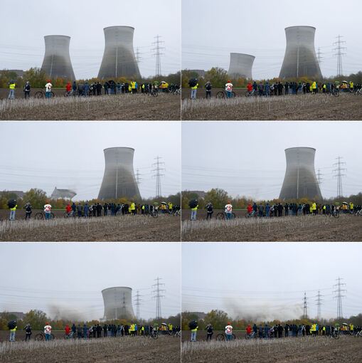 Sprengung Kühltürme Kernkraftwerk Gundremmingen