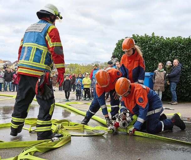 Die Jugendfeuerwehr, hier in Aktion beim letzten Tag der offenen Tür, wird in Bönnigheim immer beliebter.