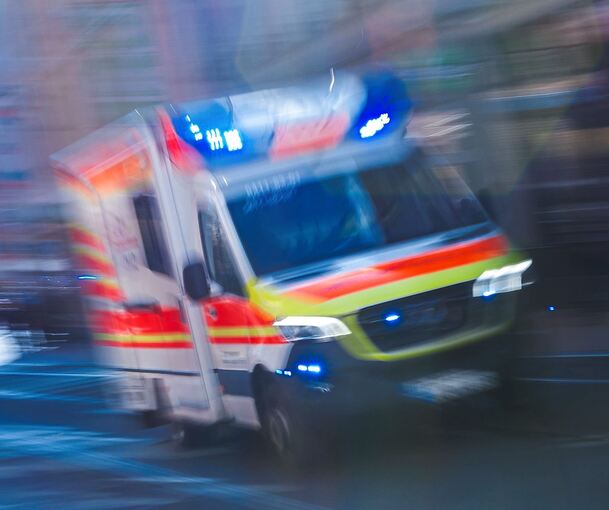 Rettungsdienst im Einsatz.