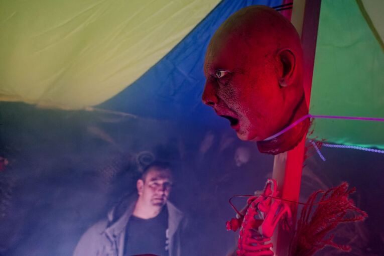 Besuch in Horror-Haus in Duisburg bei Halloween-Fan Sven Wagner