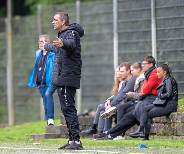 Der Coach der SGM Gemmrigheim/Walheim Marco Dell hofft auf einen Sieg seiner Mannschaft gegen den SKV Erligheim.