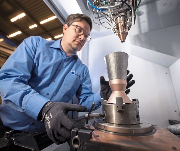 Mitarbeiter von Trumpf: Auch der Laserspezialist aus Ditzingen trägt zu den vielen Patentanmeldungen in der Region Stuttgart bei.