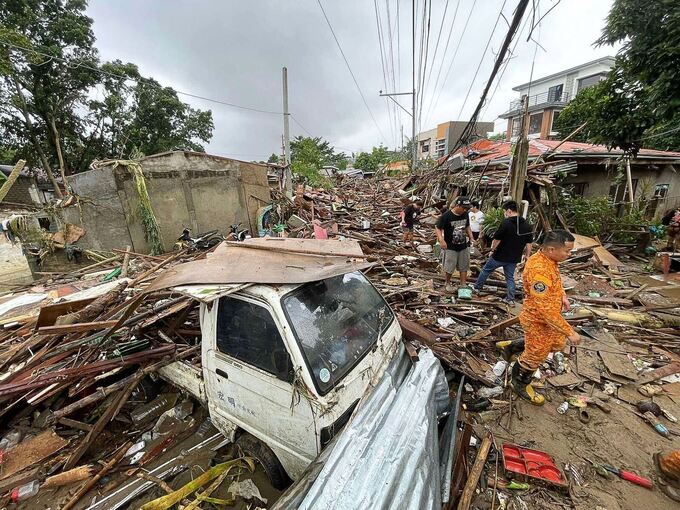 Taifun «Kalmaegi» - Philippinen Taifun «Kalmaegi» - Philippinen