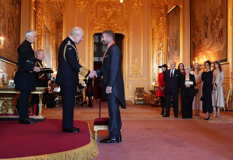 Ritterschlag für David Beckham Ritterschlag für David Beckham