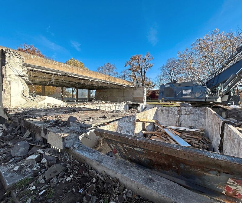 Die Materialien werden säuberlich getrennt.