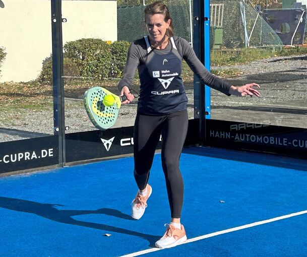 Jimena Gonzalez ist die Vorreiterin für Padel in Pleidelsheim.