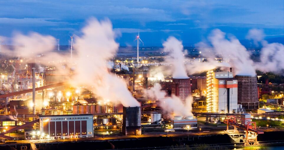 CO2-Ausstoß in der Stahlindustrie CO2-Ausstoß in der Stahlindustrie