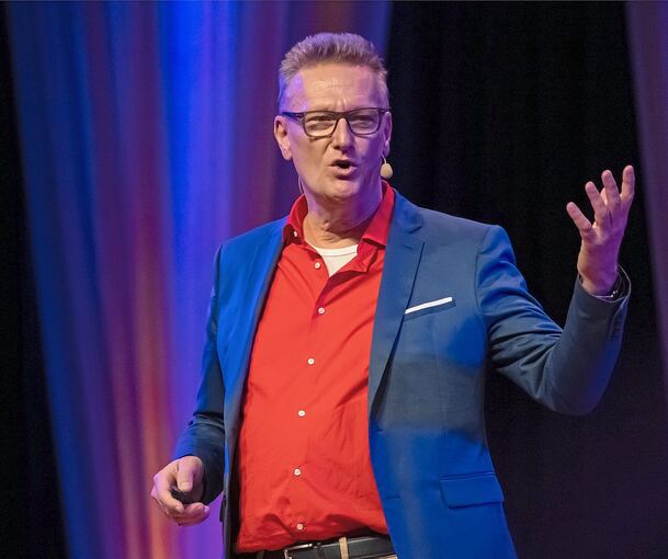 Reinhard Dischner beim VR-Business-Forum.