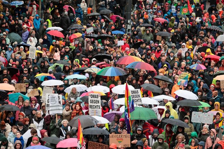 Demonstration nach «Stadtbild»-Aussagen Demonstration nach «Stadtbild»-Aussagen