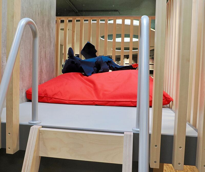 Kuschelecke zum Lümmeln und Lesen.