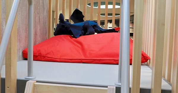 Kuschelecke zum Lümmeln und Lesen.