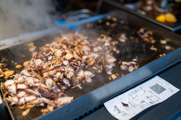 Calamari-Kebab Calamari-Kebab