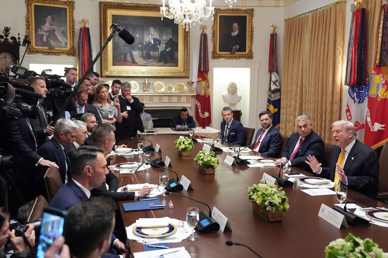 Ungarns Regierungschef Orban im Weißen Haus Ungarns Regierungschef Orban im Weißen Haus