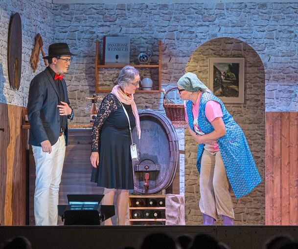 Um den Wein geht‘s im aktuellen Stück der Gemmrigheimer Laienspieler.