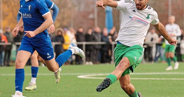Der sitzt: Haris Gudzevic trifft zum 3:0.