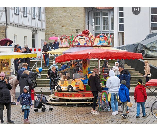 War bei den Kleinen hoch im Kurs: Das Kinder-Karussell.