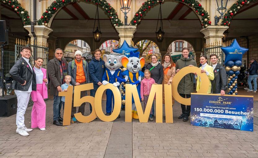 150 Millionen Besucher im Europa-Park 150 Millionen Besucher im Europa-Park