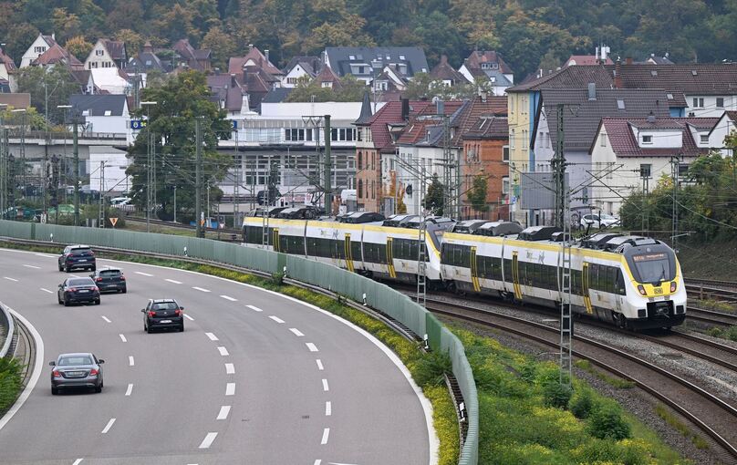 Regionalzug der Bahn