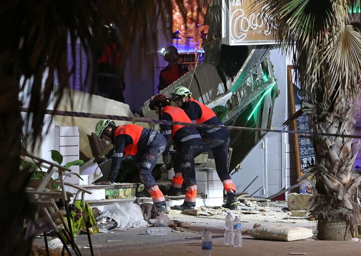 Tote bei Gebäudeeinsturz auf Mallorca Tote bei Gebäudeeinsturz auf Mallorca