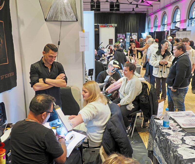 Rund 100 Tattoo-Künstler waren zu Gast.