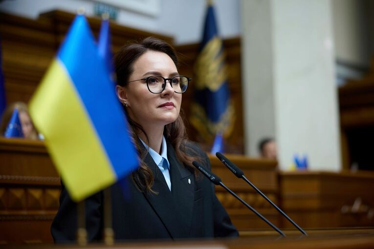 Regierungschefin der Ukraine Julia Swyrydenko Regierungschefin der Ukraine Julia Swyrydenko