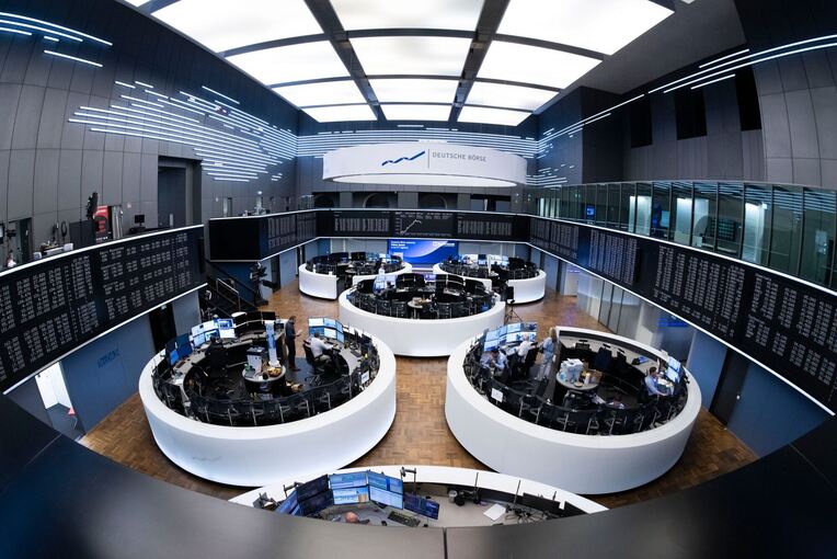 Handelssaal der Frankfurter Börse