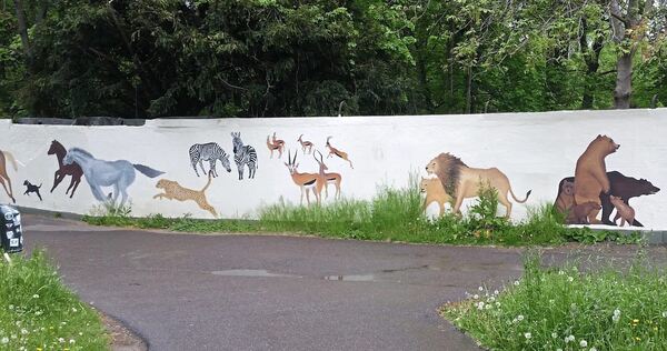 Ein Bild aus vergangenen Tagen: Mehr als zwei Monate hat es gedauert, bis die damals 13-jährige Schülerin ihr Werk vollendet hat. Heute ist davon nicht viel übrig.