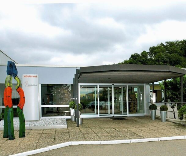 Das ehemalige Schulungszentrum in Gronau vor seiner Umnutzung zur Unterkunft für geflüchtete Menschen aus der Ukraine.