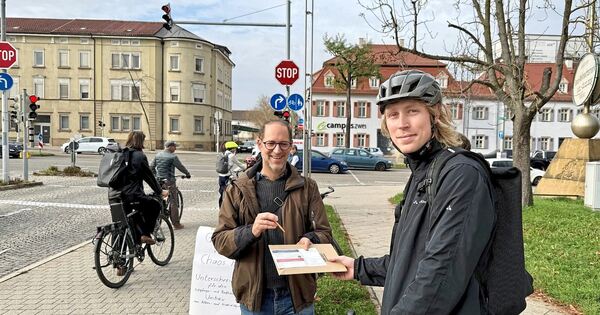Ludwigsburger Fahrradaktivisten machen vor Radwegentscheidung mobil
