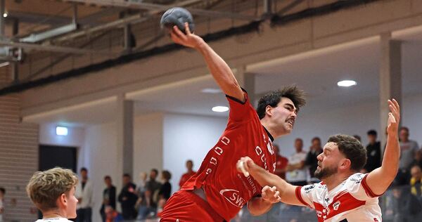 Ludwigsburgs Topwerfer des Spiels: Jonas Krautt (Mitte).