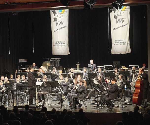Das Landespolizeiorchester zeigte beim Benefizkonzert in Kornwestheim sein ganzes Können.