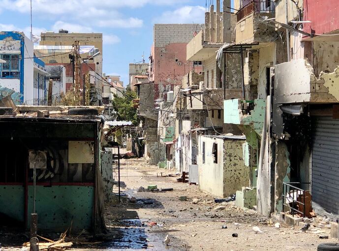 Lage im palästinensischen Lager Ain al-Hilwah im Libanon