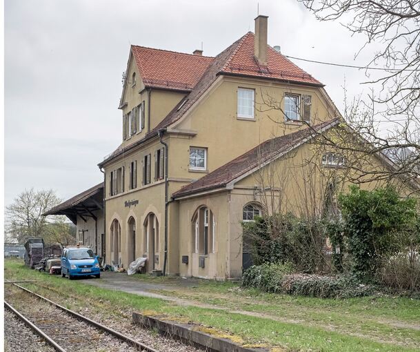 Bahnhof in Markgröningen: Nach dem Willen der Stadt Ludwigsburg Ziel- und Startpunkt der Mini-Stadtbahn.