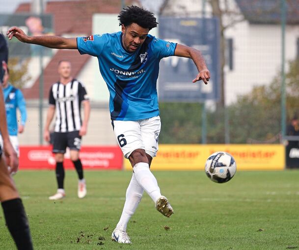 Kapitän Kevin Ikpide des Fußball-Oberligisten FSV 08 Bietigheim-Bissingen will am Samstag sein Comeback feiern.