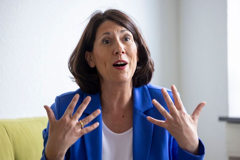 Die rheinland-pfälzische Weinbauministerin Daniela Schmitt (FDP)